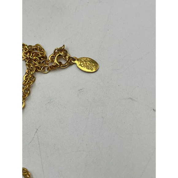 Joan Rivers Vintage Gold Tone Watch Pendant Crystal Egg Shape Necklace Works‎ main image 10